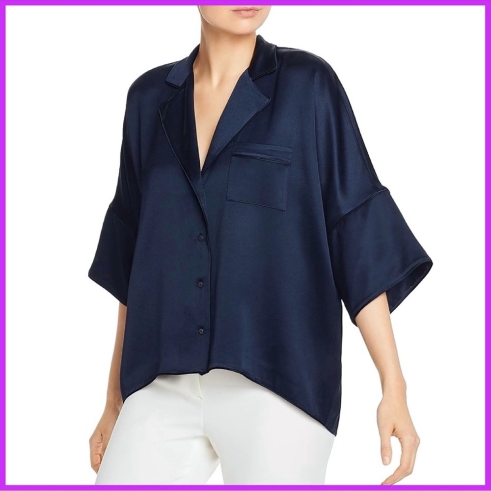 Joie Midnight Blue Button Down Shirt